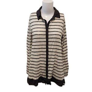 [Pleione] Striped Top - Size S